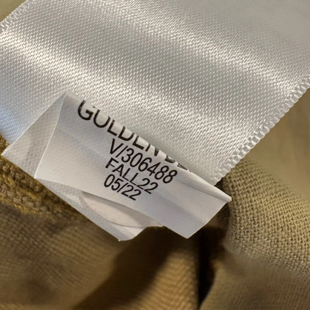 Banana Republic Carpenter Pants Mens 33x30 Golden Brown Double Knee Canvas